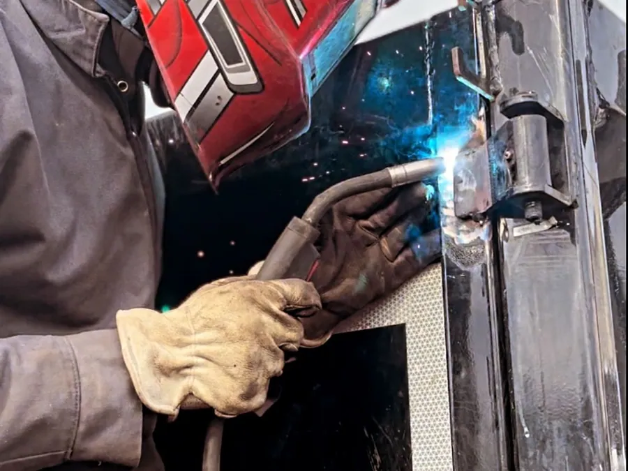 MIG, TIG and stick welding at the Arc Wheels shop in Cleveland