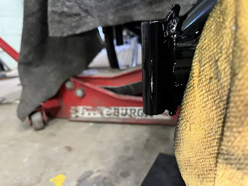 Welding a repair in the shop